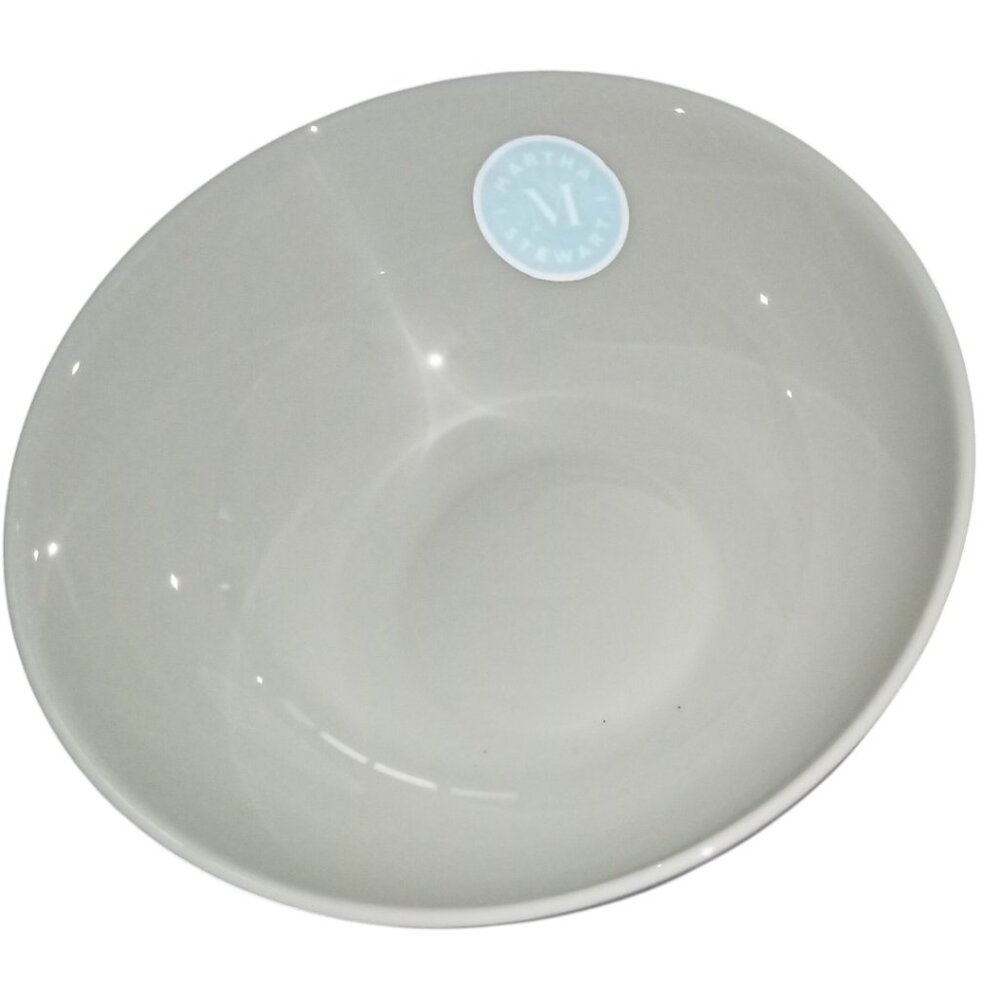 New Martha Stewart Jadeite Glass 6" and 8.3" Bowls - 2 Bowl Set